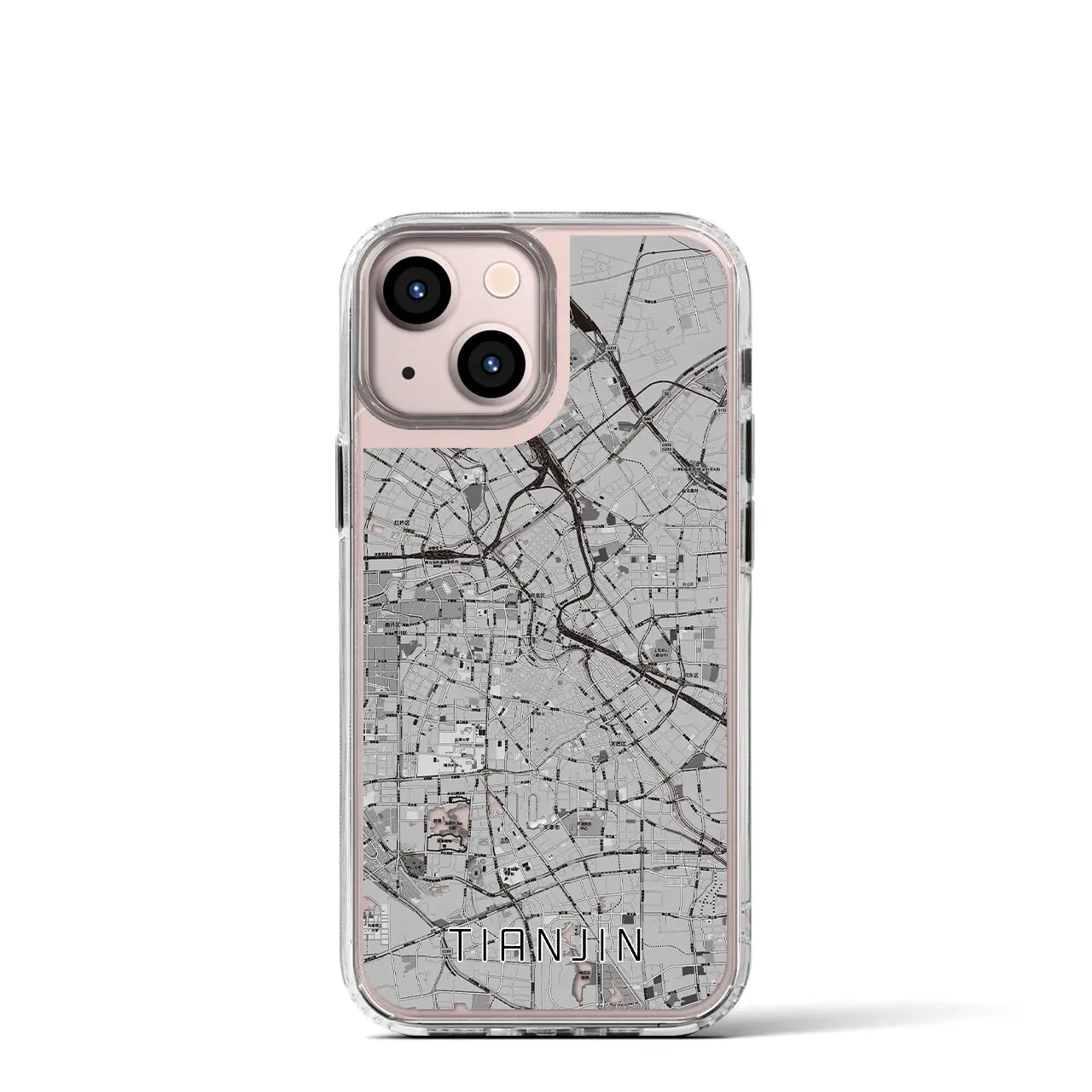 【天津（中華人民共和国）】地図柄iPhoneケース（MagSafeタイプ）