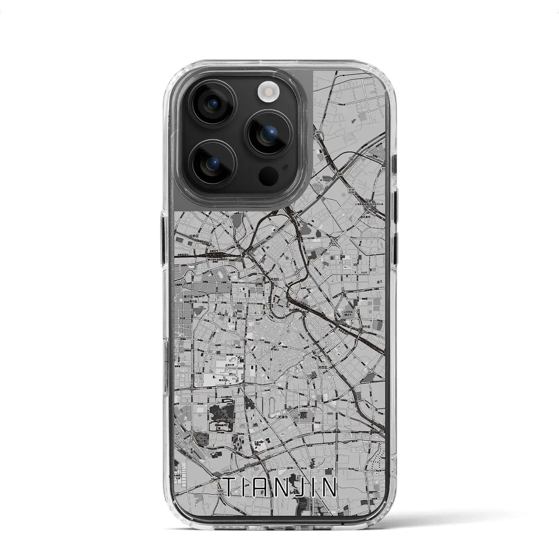 【天津（中華人民共和国）】地図柄iPhoneケース（MagSafeタイプ）