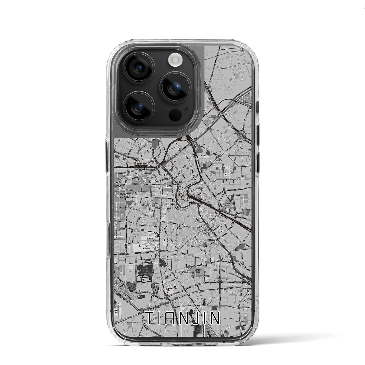 【天津（中華人民共和国）】地図柄iPhoneケース（MagSafeタイプ）
