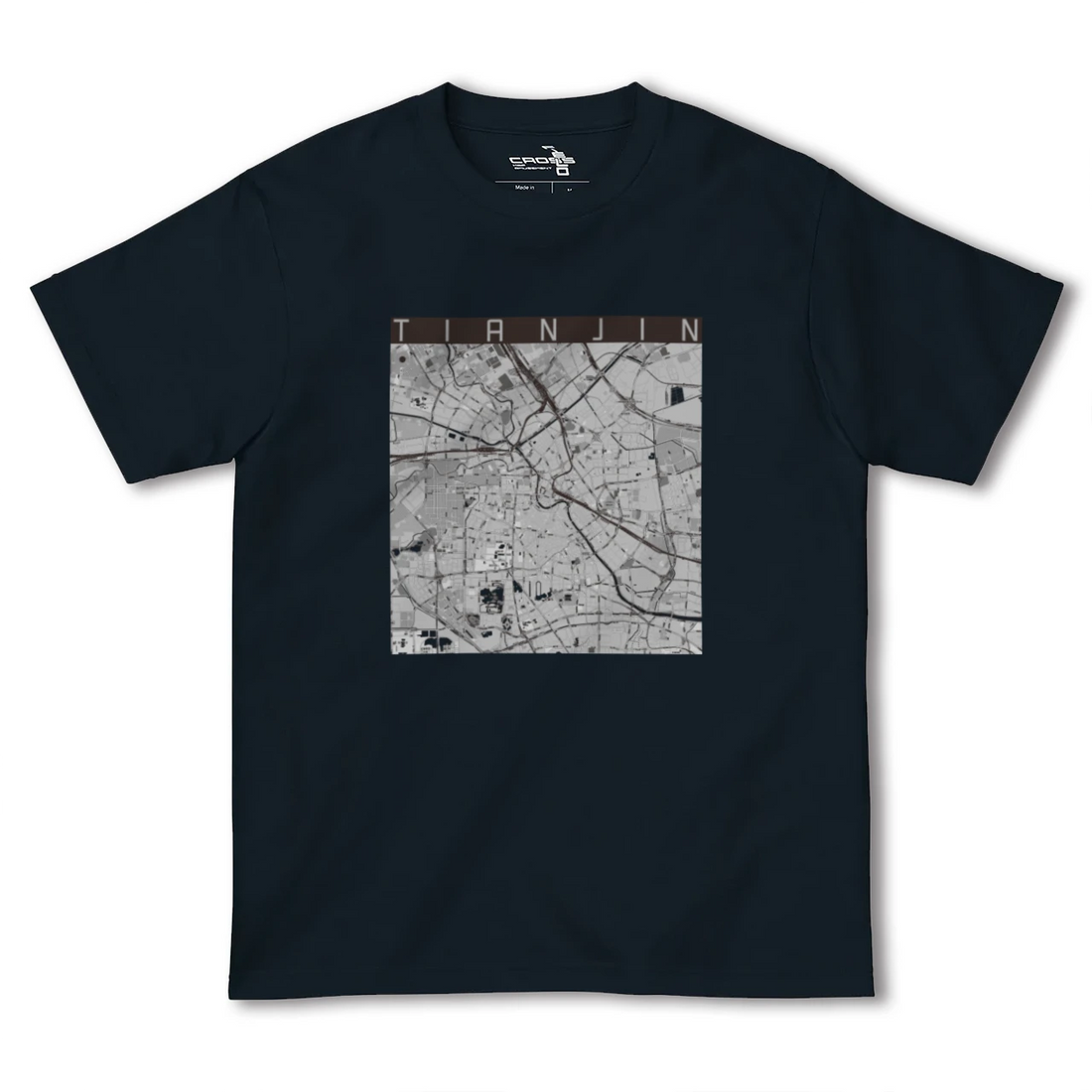 【天津（中華人民共和国）】地図柄ヘビーウェイトTシャツ