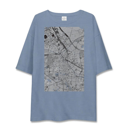 【天津（中華人民共和国）】地図柄ビッグシルエットTシャツ