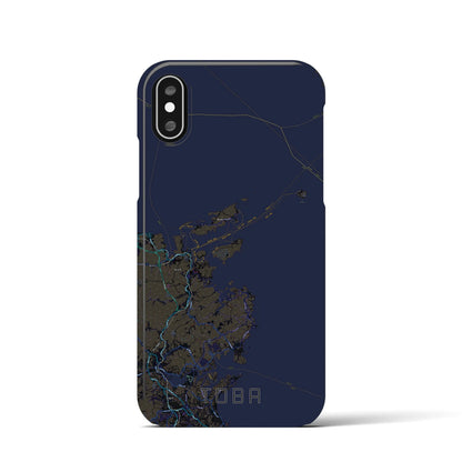 【鳥羽（三重県）】地図柄iPhoneケース（バックカバータイプ）