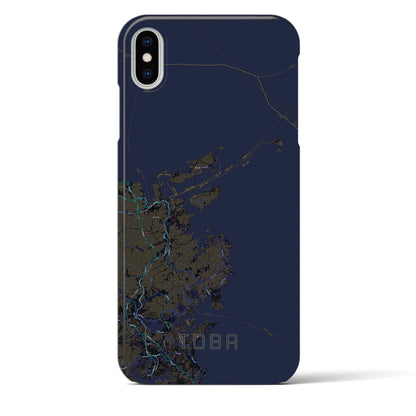 【鳥羽（三重県）】地図柄iPhoneケース（バックカバータイプ）