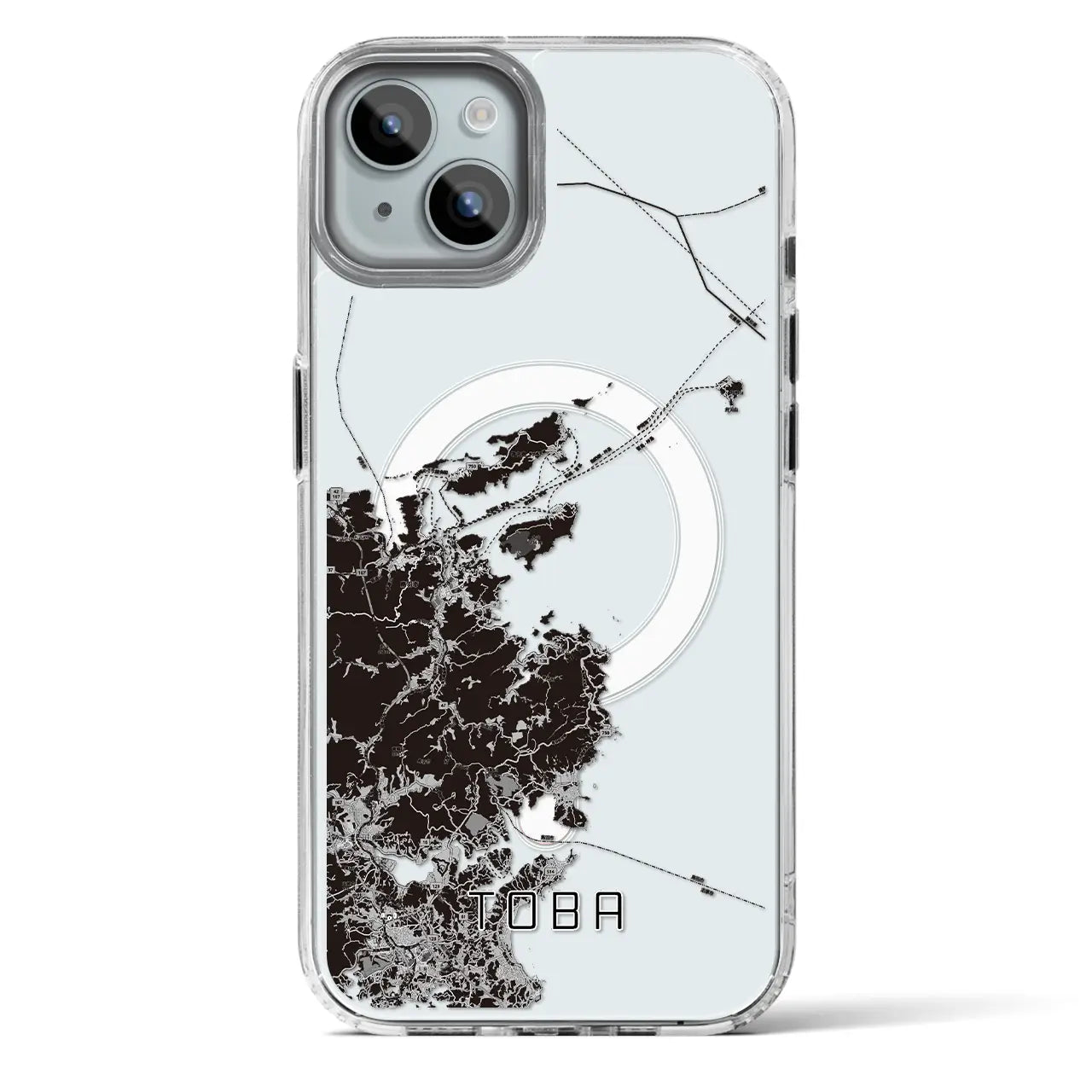 【鳥羽（三重県）】地図柄iPhoneケース（MagSafeタイプ）