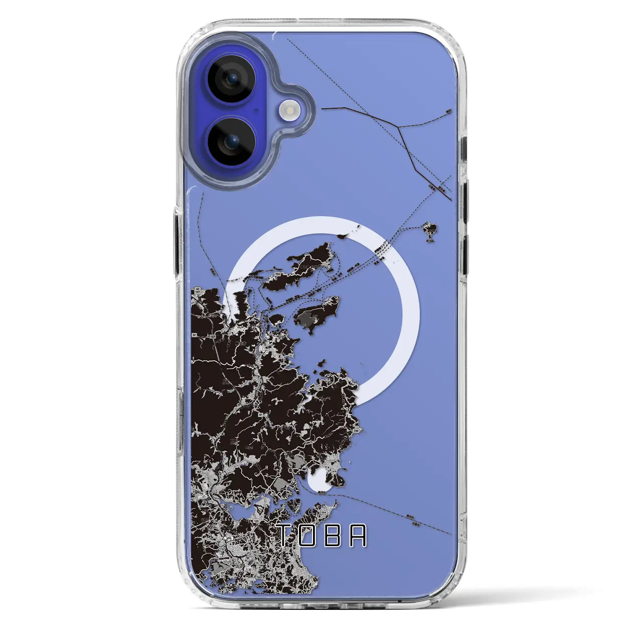 【鳥羽（三重県）】地図柄iPhoneケース（MagSafeタイプ）