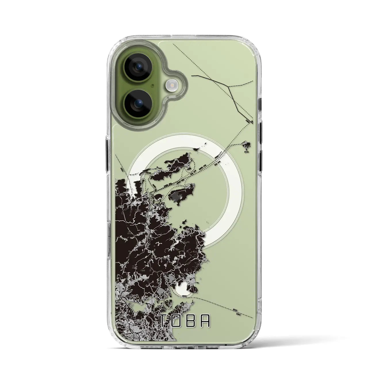 【鳥羽（三重県）】地図柄iPhoneケース（MagSafeタイプ）