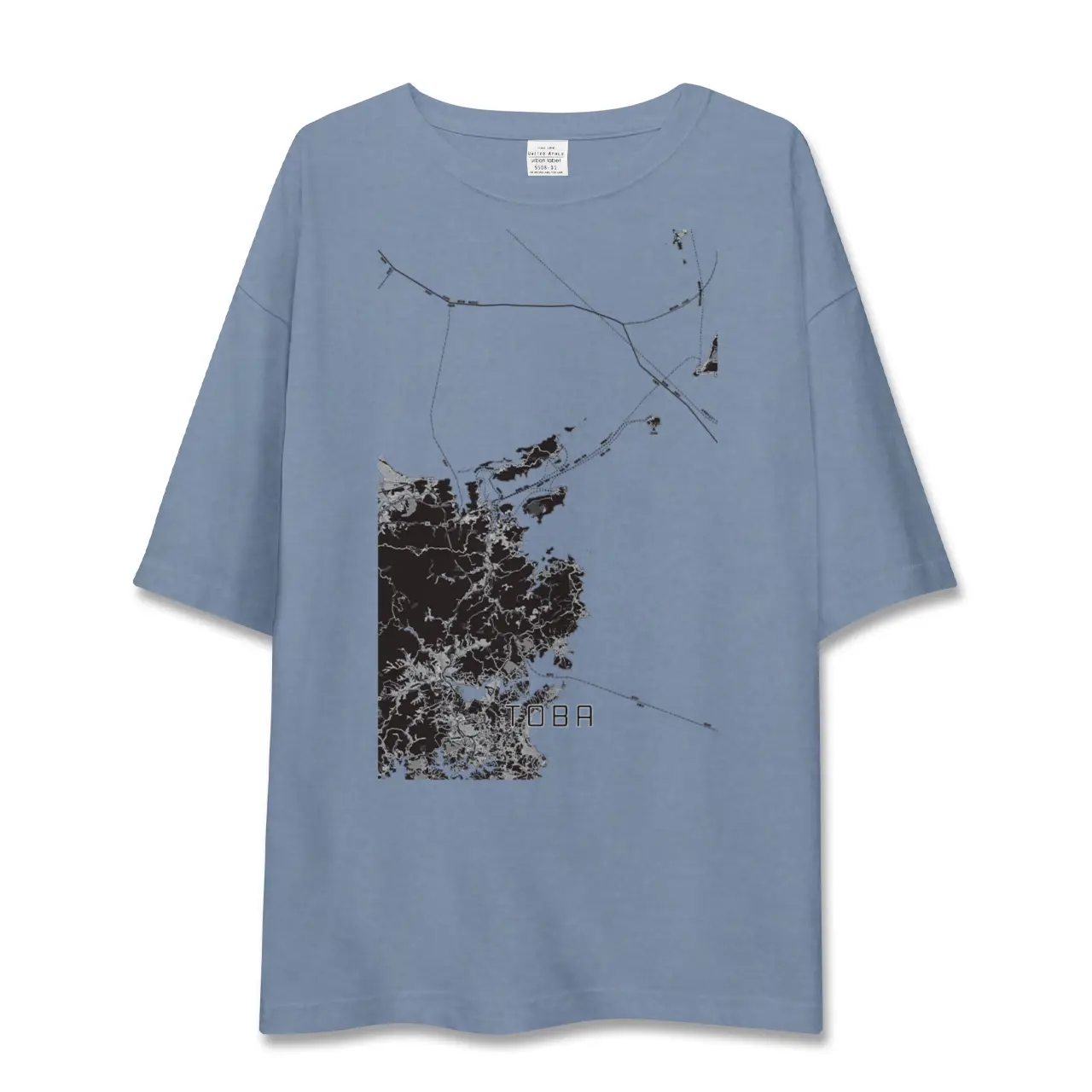 【鳥羽（三重県）】地図柄ビッグシルエットTシャツ
