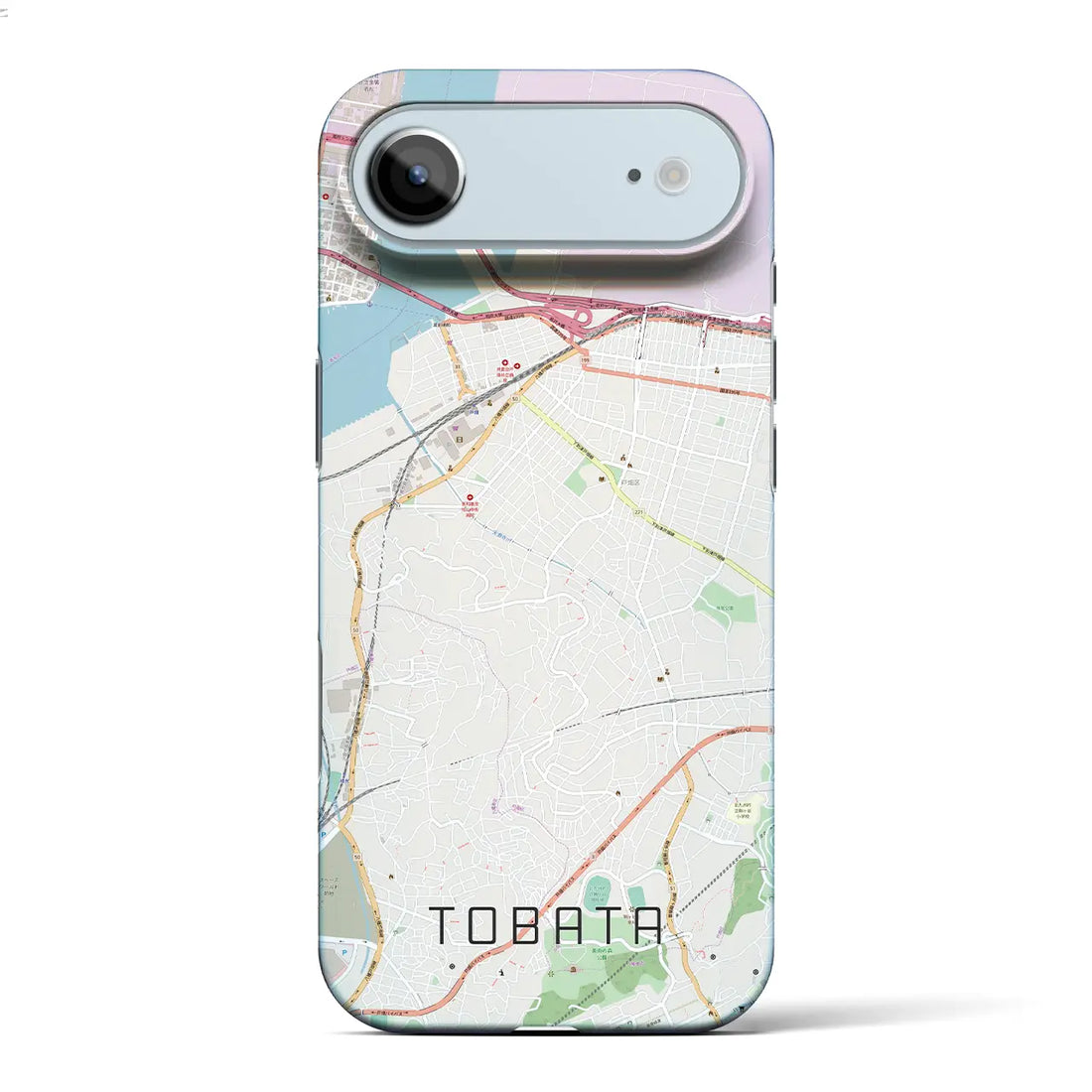 【戸畑（福岡県）】地図柄iPhoneケース（バックカバータイプ）ナチュラル・iPhone 17 Pro Max 用