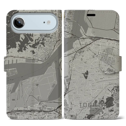 【戸畑（福岡県）】地図柄iPhoneケース（手帳タイプ）