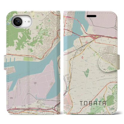 【戸畑（福岡県）】地図柄iPhoneケース（手帳タイプ）
