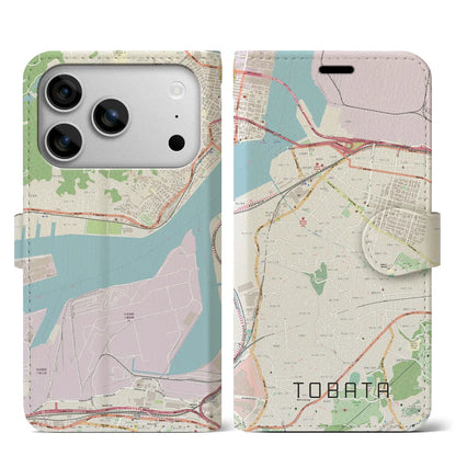 【戸畑（福岡県）】地図柄iPhoneケース（手帳タイプ）