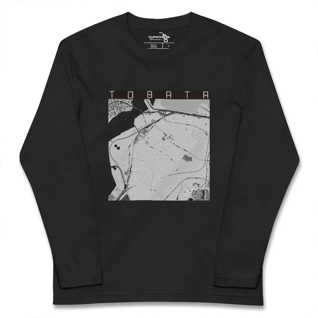 【戸畑（福岡県）】地図柄ロングスリーブTシャツ