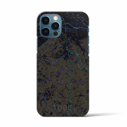 【砥部（愛媛県）】地図柄iPhoneケース（バックカバータイプ）