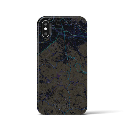 【砥部（愛媛県）】地図柄iPhoneケース（バックカバータイプ）