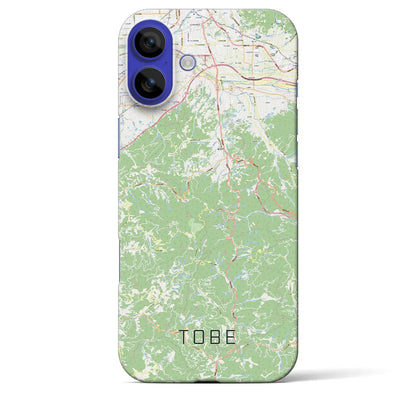 【砥部（愛媛県）】地図柄iPhoneケース（バックカバータイプ）ナチュラル・iPhone 16 Pro Max 用