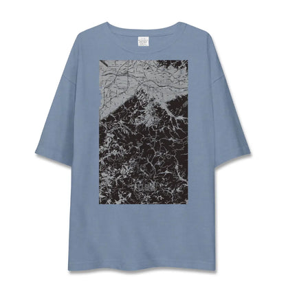 【砥部（愛媛県）】地図柄ビッグシルエットTシャツ