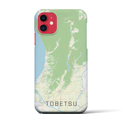 【当別（北海道）】地図柄iPhoneケース（バックカバータイプ）