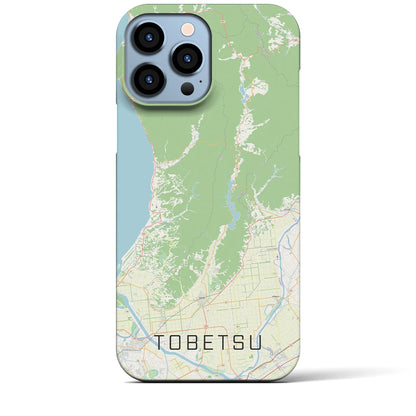 【当別（北海道）】地図柄iPhoneケース（バックカバータイプ）
