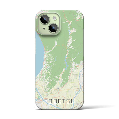 【当別（北海道）】地図柄iPhoneケース（バックカバータイプ）