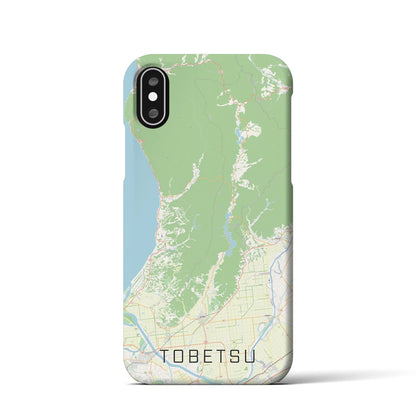 【当別（北海道）】地図柄iPhoneケース（バックカバータイプ）