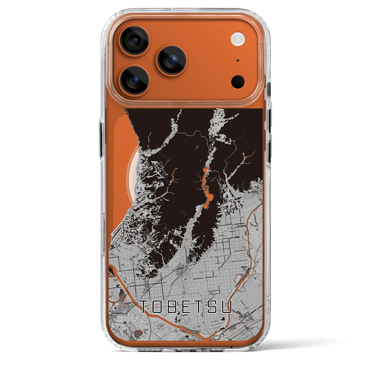 【当別（北海道）】地図柄iPhoneケース（MagSafeタイプ）