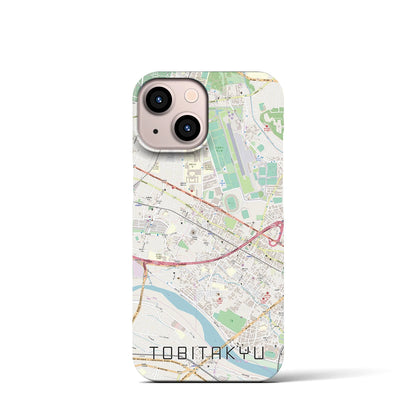 【飛田給（東京都）】地図柄iPhoneケース（バックカバータイプ）