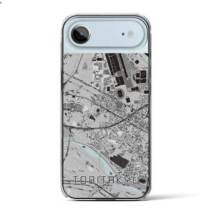 【飛田給（東京都）】地図柄iPhoneケース（クリアタイプ）