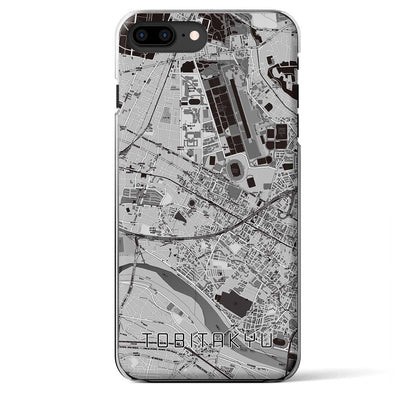 【飛田給（東京都）】地図柄iPhoneケース（クリアタイプ）