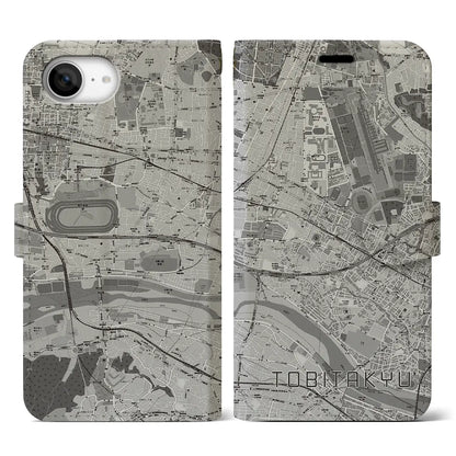 【飛田給（東京都）】地図柄iPhoneケース（手帳タイプ）