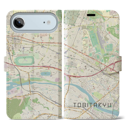 【飛田給（東京都）】地図柄iPhoneケース（手帳タイプ）