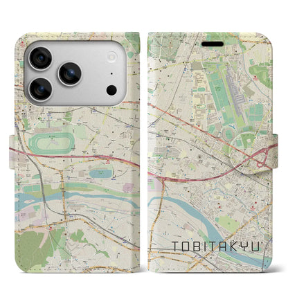 【飛田給（東京都）】地図柄iPhoneケース（手帳タイプ）