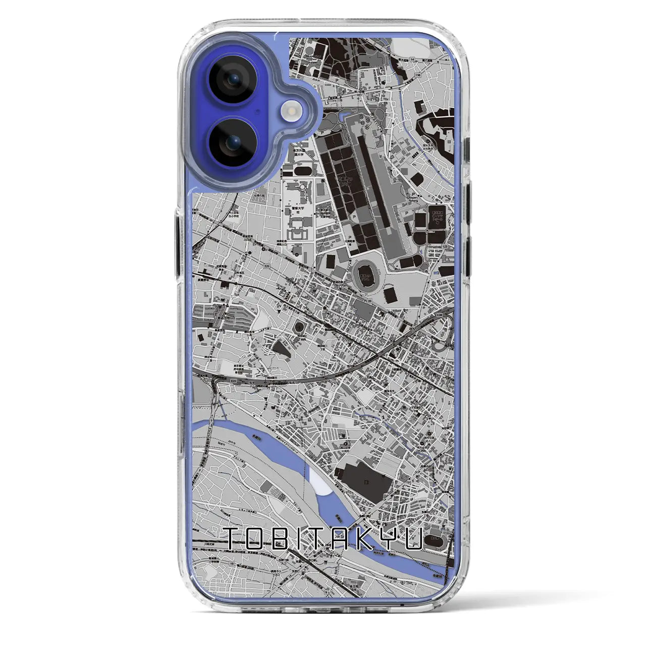 【飛田給（東京都）】地図柄iPhoneケース（MagSafeタイプ）