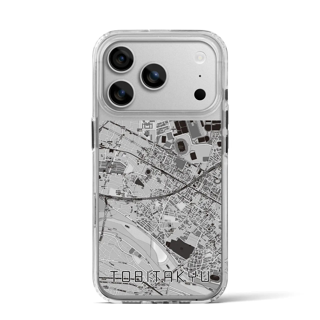 【飛田給（東京都）】地図柄iPhoneケース（MagSafeタイプ）