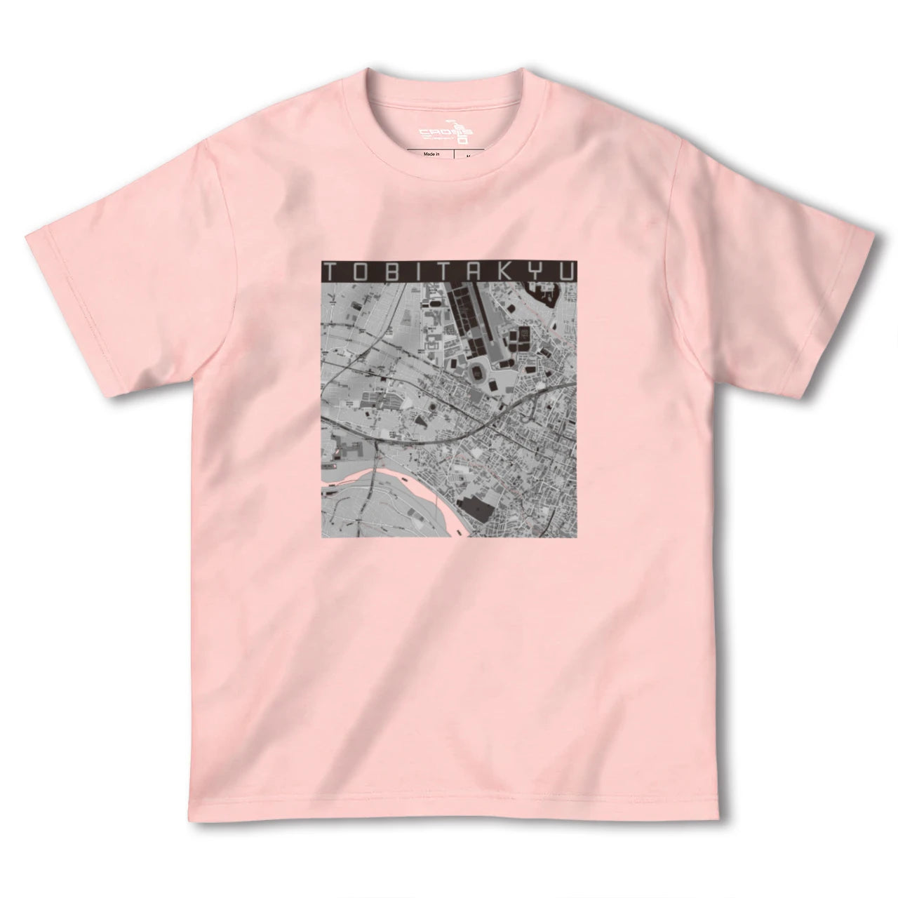 【飛田給（東京都）】地図柄ヘビーウェイトTシャツ