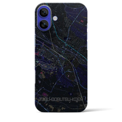 【東武動物公園（埼玉県）】地図柄iPhoneケース（バックカバータイプ）