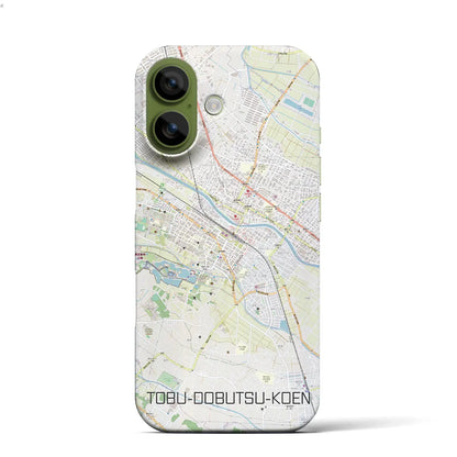 【東武動物公園（埼玉県）】地図柄iPhoneケース（バックカバータイプ）