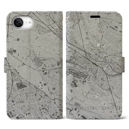 【東武動物公園（埼玉県）】地図柄iPhoneケース（手帳タイプ）