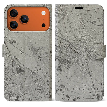 【東武動物公園（埼玉県）】地図柄iPhoneケース（手帳タイプ）