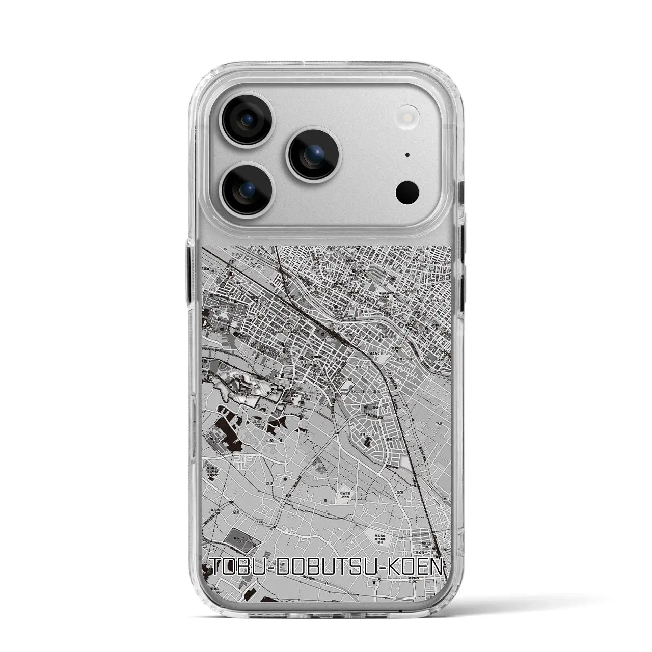 【東武動物公園（埼玉県）】地図柄iPhoneケース（MagSafeタイプ）