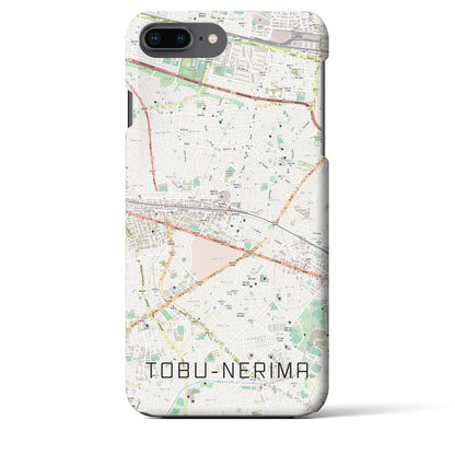 【東武練馬（東京都）】地図柄iPhoneケース（バックカバータイプ）