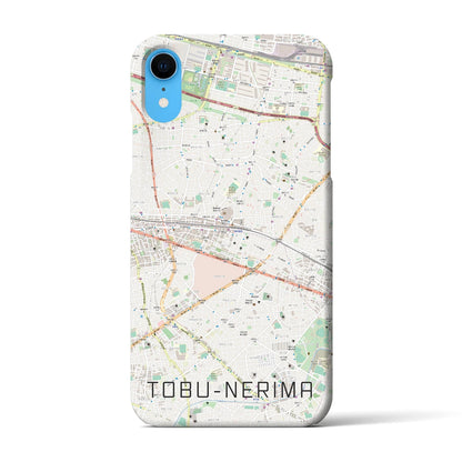 【東武練馬（東京都）】地図柄iPhoneケース（バックカバータイプ）