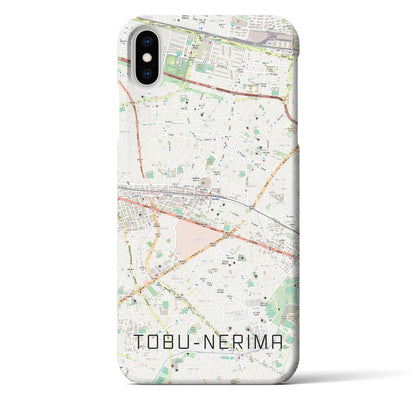 【東武練馬（東京都）】地図柄iPhoneケース（バックカバータイプ）