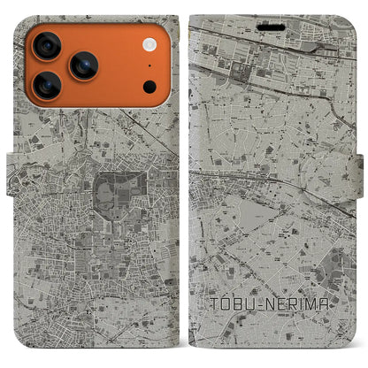 【東武練馬（東京都）】地図柄iPhoneケース（手帳タイプ）