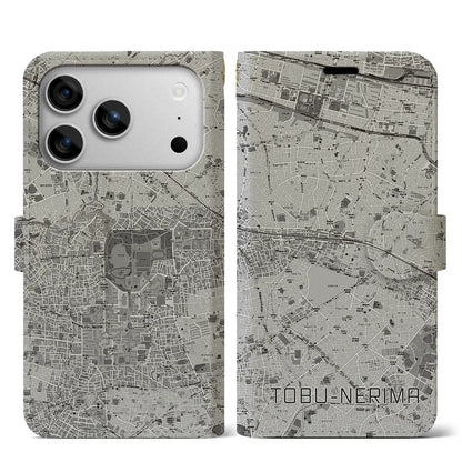 【東武練馬（東京都）】地図柄iPhoneケース（手帳タイプ）