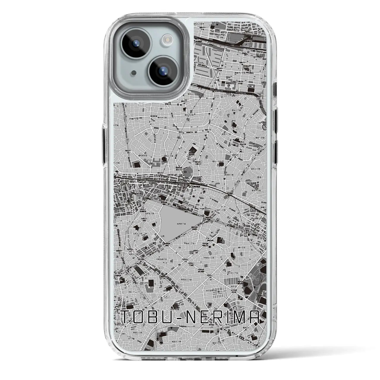【東武練馬（東京都）】地図柄iPhoneケース（MagSafeタイプ）