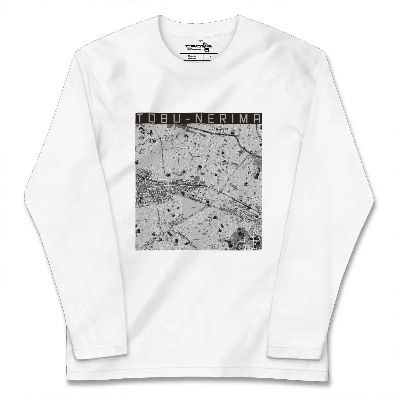 【東武練馬（東京都）】地図柄ロングスリーブTシャツ