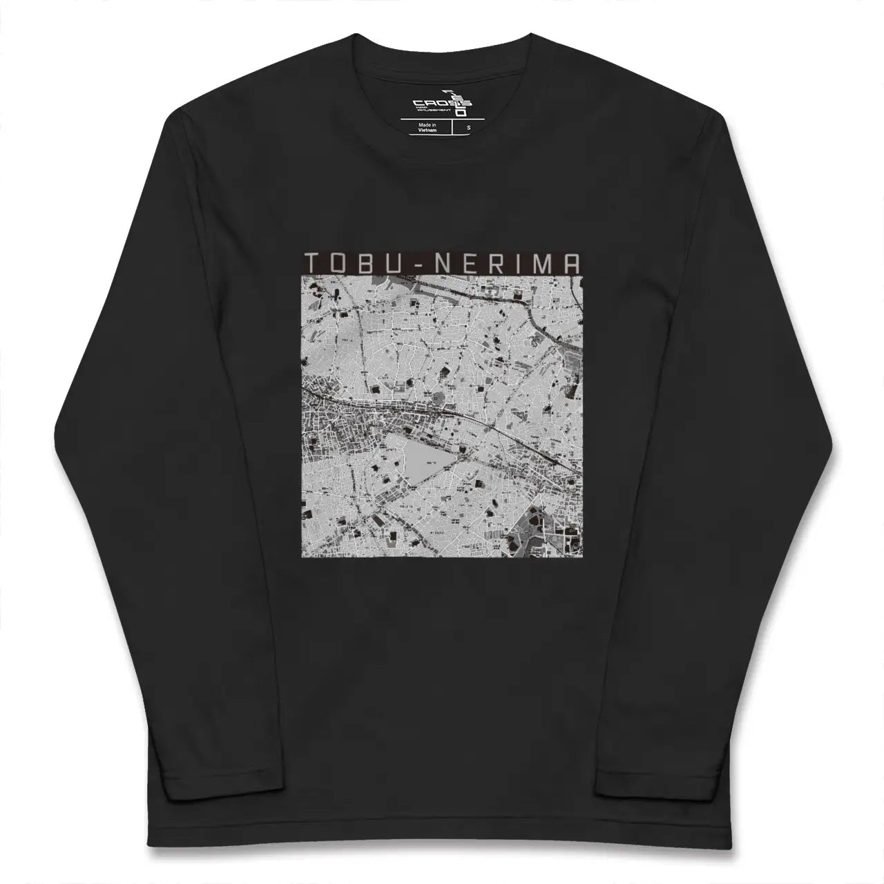 【東武練馬（東京都）】地図柄ロングスリーブTシャツ