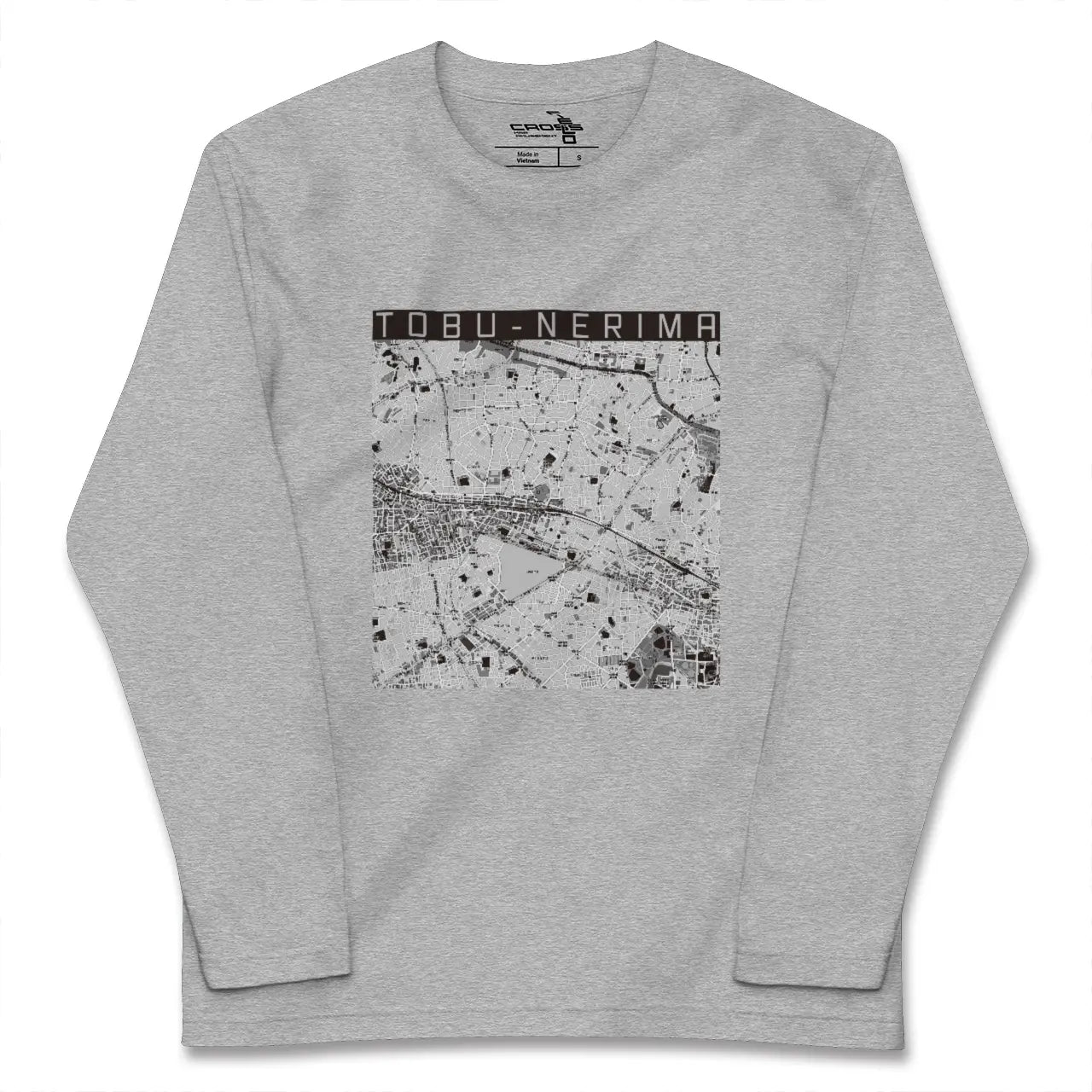 【東武練馬（東京都）】地図柄ロングスリーブTシャツ