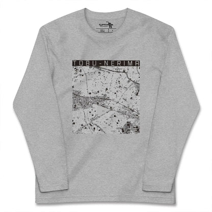 【東武練馬（東京都）】地図柄ロングスリーブTシャツ