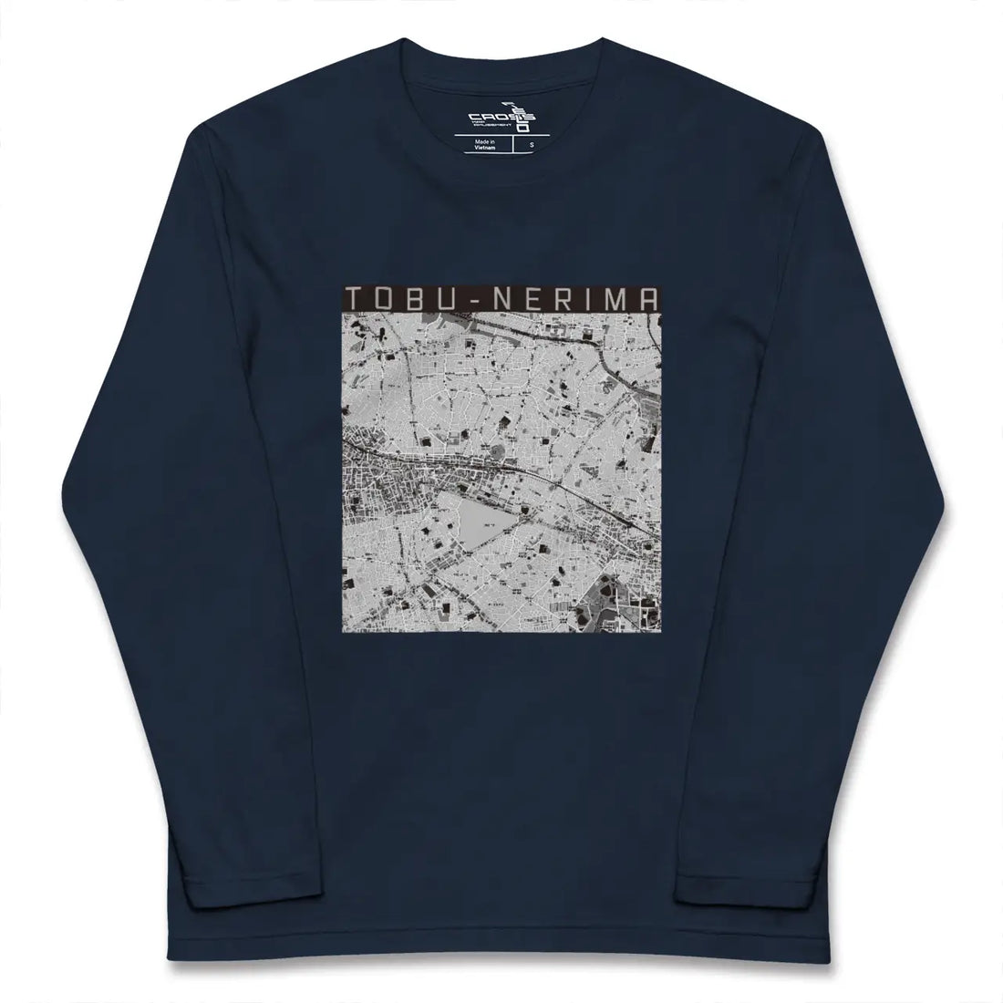 【東武練馬（東京都）】地図柄ロングスリーブTシャツ